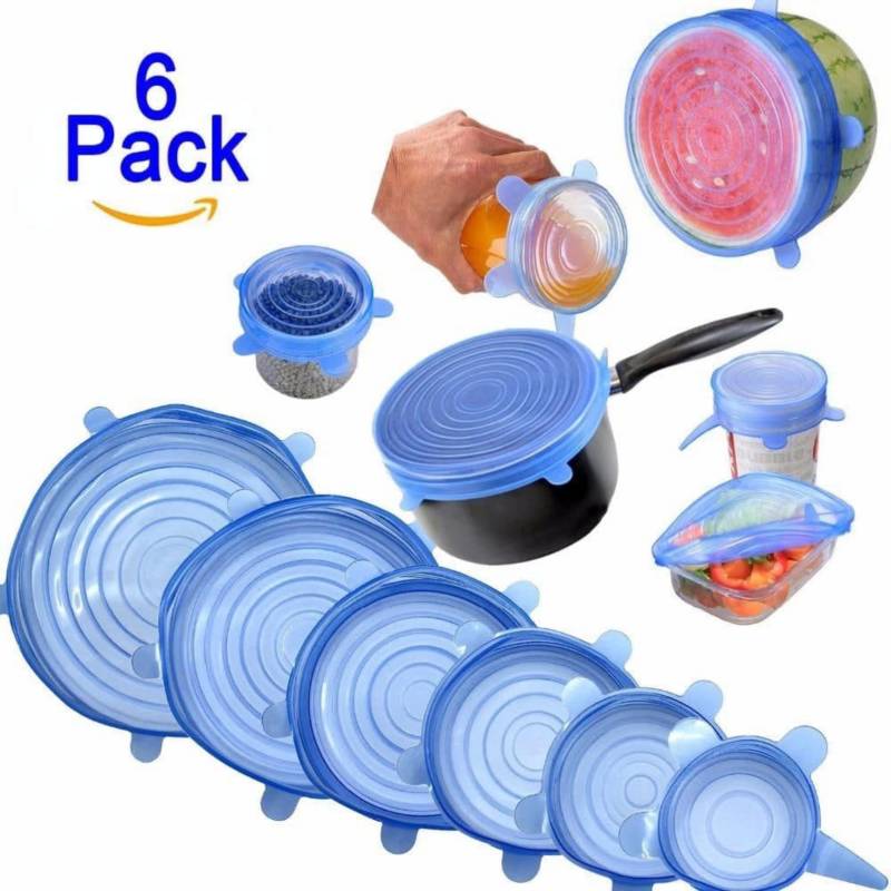 SET JUEGO TAPA DE SILICONA 6PCS